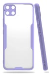 Realme C15 Kılıf Platin Silikon - Lila