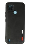 Realme C21 Kılıf Loop Deri Silikon - Siyah