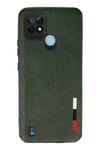 Realme C21 Kılıf Loop Deri Silikon - Yeşil