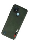 Realme C21 Kılıf Loop Deri Silikon - Yeşil