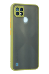 Realme C21 Kılıf Montreal Silikon Kapak - Açık Yeşil