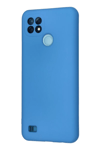 Realme C21 Kılıf Nano içi Kadife Silikon - Mavi