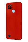Realme C21 Kılıf Nano içi Kadife Silikon - Kırmızı