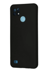 Realme C21 Kılıf Nano içi Kadife Silikon - Siyah