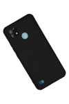 Realme C21 Kılıf Nano içi Kadife Silikon - Siyah