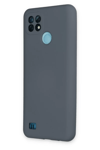 Realme C21 Kılıf Nano içi Kadife Silikon - Gri