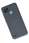 Realme C21 Kılıf Nano içi Kadife Silikon - Gri