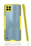 Realme C21 Kılıf Platin Silikon - Sarı