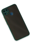 Realme C25 Kılıf Montreal Silikon Kapak - Yeşil