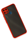 Realme C25 Kılıf Montreal Silikon Kapak - Kırmızı