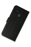 Realme C25 Kılıf Trend S Plus Kapaklı Kılıf - Siyah