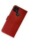 Realme C25 Kılıf Trend S Plus Kapaklı Kılıf - Kırmızı
