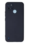 Realme C25Y Kılıf Nano içi Kadife Silikon - Lacivert