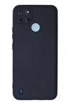 Realme C25Y Kılıf Nano içi Kadife Silikon - Lacivert