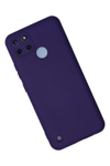 Realme C25Y Kılıf Nano içi Kadife Silikon - Mor