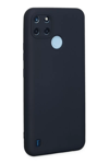Realme C25Y Kılıf Nano içi Kadife Silikon - Lacivert