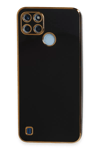 Realme C25Y Kılıf Volet Silikon - Siyah