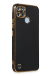 Realme C25Y Kılıf Volet Silikon - Siyah