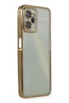 Realme C35 Kılıf Lensli Silikon - Gold