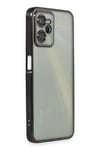 Realme C35 Kılıf Lensli Silikon - Siyah