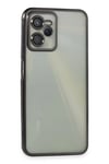 Realme C35 Kılıf Lensli Silikon - Siyah