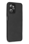 Realme C35 Kılıf Loop Deri Silikon - Siyah