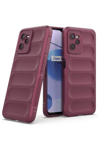 Realme C35 Kılıf Optimum Silikon - Bordo