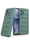 Realme C35 Kılıf Optimum Silikon - Koyu Yeşil