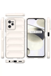 Realme C35 Kılıf Optimum Silikon - Krem