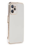 Realme C35 Kılıf Volet Silikon - Beyaz