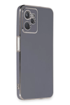 Realme C35 Kılıf Volet Silikon - Mavi