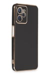 Realme C35 Kılıf Volet Silikon - Siyah