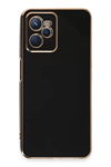 Realme C35 Kılıf Volet Silikon - Siyah