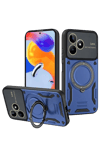 Realme C53 Kılıf Joy Lens Standlı Kapak - Lacivert