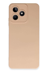 Realme C53 Kılıf Nano içi Kadife Silikon - Pudra
