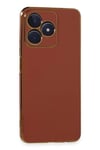 Realme C53 Kılıf Volet Silikon - Kırmızı