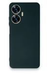 Realme C55 Kılıf First Silikon - Koyu Yeşil