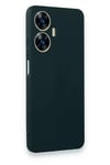 Realme C55 Kılıf First Silikon - Koyu Yeşil
