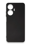 Realme C55 Kılıf First Silikon - Siyah