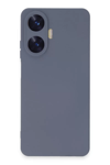 Realme C55 Kılıf Nano içi Kadife Silikon - Gri