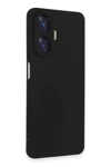 Realme C55 Kılıf Nano içi Kadife Silikon - Siyah