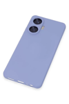 Realme C55 Kılıf Nano içi Kadife Silikon - Lila