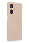 Realme C55 Kılıf Nano içi Kadife Silikon - Pudra