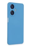 Realme C55 Kılıf Nano içi Kadife Silikon - Mavi