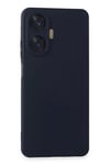 Realme C55 Kılıf Nano içi Kadife Silikon - Lacivert
