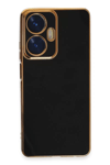 Realme C55 Kılıf Volet Silikon - Siyah