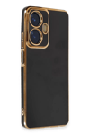 Realme C55 Kılıf Volet Silikon - Siyah