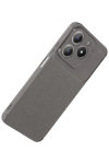 Realme C61 Kılıf Auto Focus Karbon Kapak - Gri