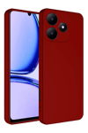Realme C61 Kılıf First Silikon - Kırmızı