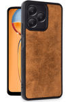 Realme Note 50 4G Kılıf Aras Deri Kapak - Taba